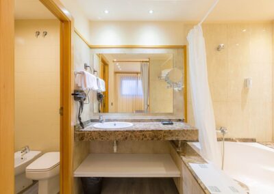 Habitación por horas en Sants Barcelona | París | Vista Baño